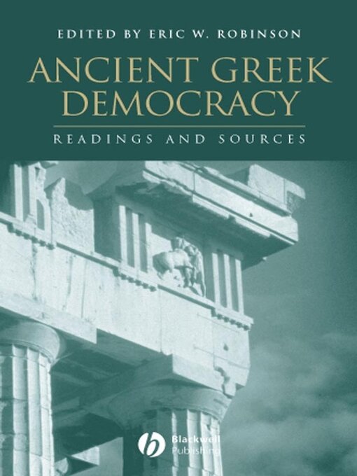 Title details for Ancient Greek Democracy by Eric W. Robinson - Available